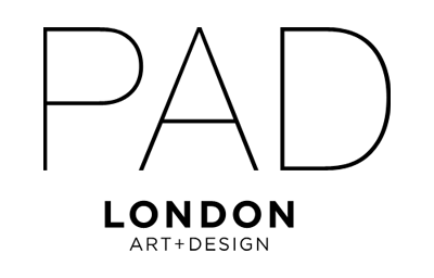 Logo du PAD London 2026, auquel Ombre d’Or a participé aux côtés d’une galerie exposante
